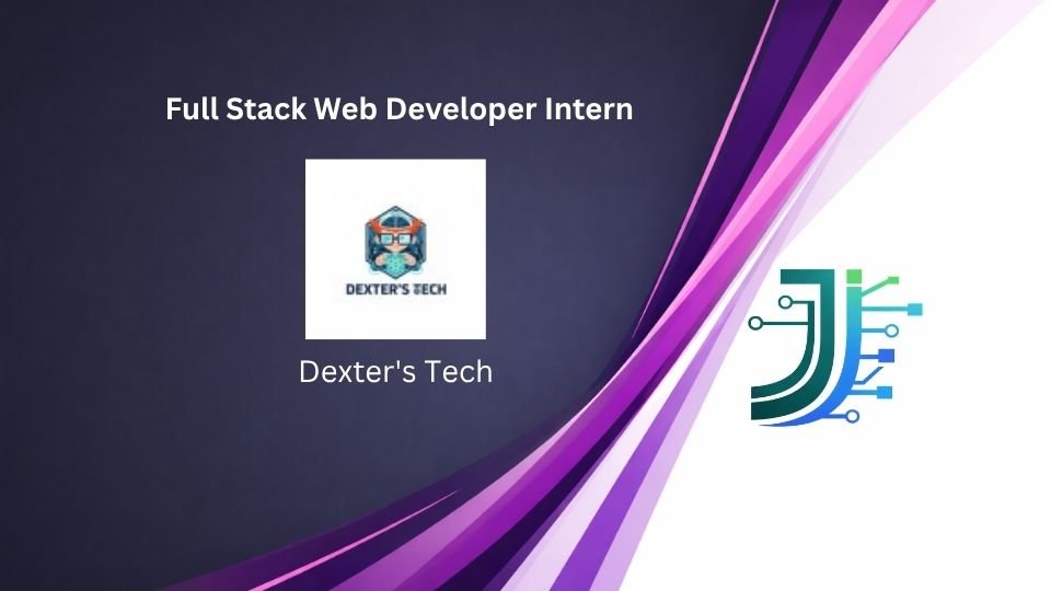 Full Stack Web Developer Intern