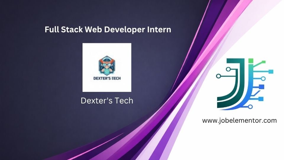 Full Stack Web Developer Intern