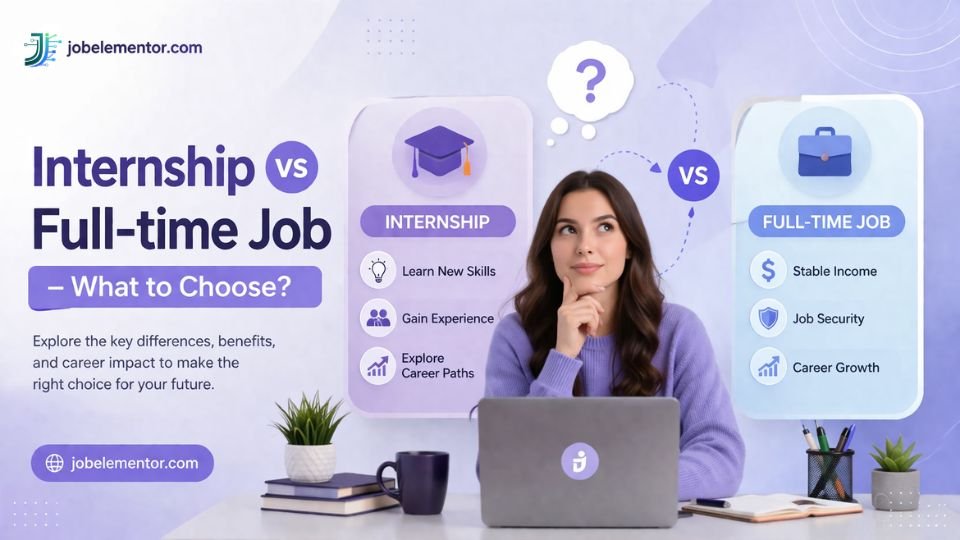 Internship vs Full-time Job